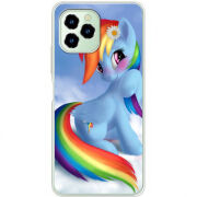 Чехол BoxFace Oukitel C21 Pro My Little Pony Rainbow Dash