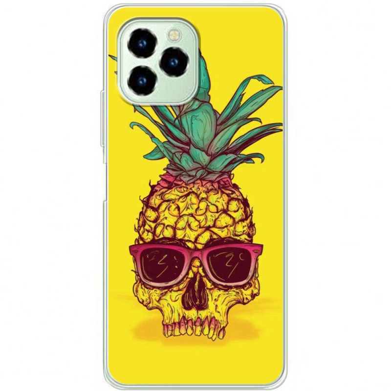 Чехол BoxFace Oukitel C21 Pro Pineapple Skull