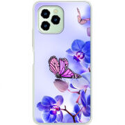 Чехол BoxFace Oukitel C21 Pro Orchids and Butterflies