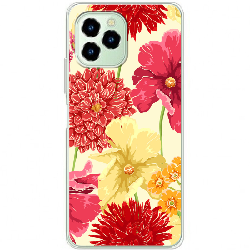 Чехол BoxFace Oukitel C21 Pro Flower Bed