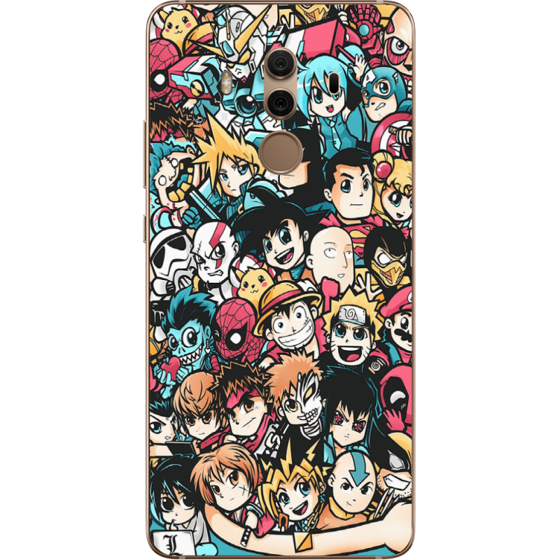 Чехол Uprint Huawei Mate 10 Pro Anime Stickers