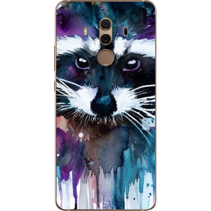 Чехол Uprint Huawei Mate 10 Pro Акварельный енот