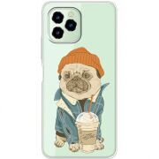 Прозрачный чехол BoxFace Oukitel C21 Pro Dog Coffeeman