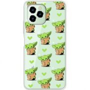 Прозрачный чехол BoxFace Oukitel C21 Pro Pattern Baby Yoda