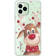 Прозрачный чехол BoxFace Oukitel C21 Pro Winter Deer