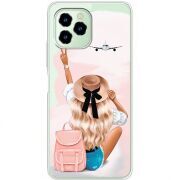 Прозрачный чехол BoxFace Oukitel C21 Pro Travel Girl