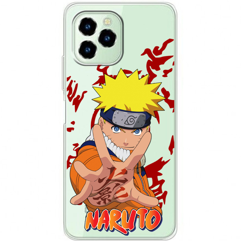 Прозрачный чехол BoxFace Oukitel C21 Pro Naruto