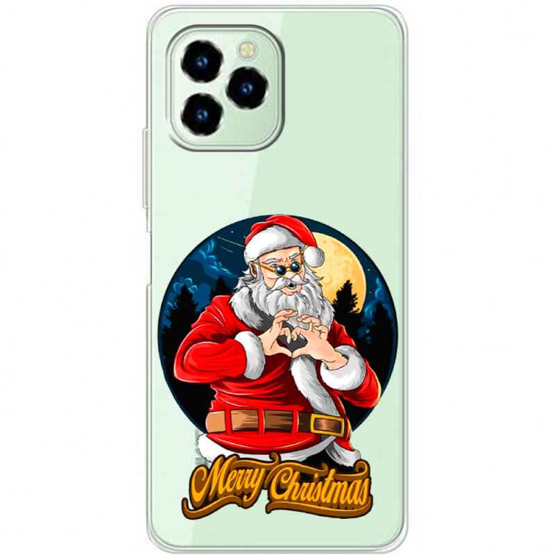 Прозрачный чехол BoxFace Oukitel C21 Pro Cool Santa