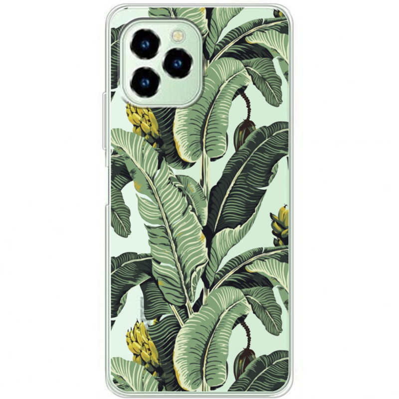 Прозрачный чехол BoxFace Oukitel C21 Pro Banana Leaves