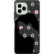 Черный чехол BoxFace Oukitel C21 Pro Flower Hair