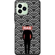 Черный чехол BoxFace Oukitel C21 Pro Man Pattern