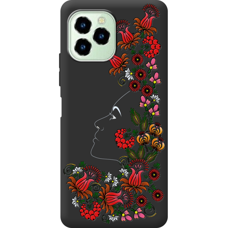 Черный чехол BoxFace Oukitel C21 Pro 3D Ukrainian Muse