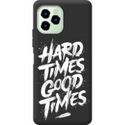 Черный чехол BoxFace Oukitel C21 Pro Hard Times Good Times