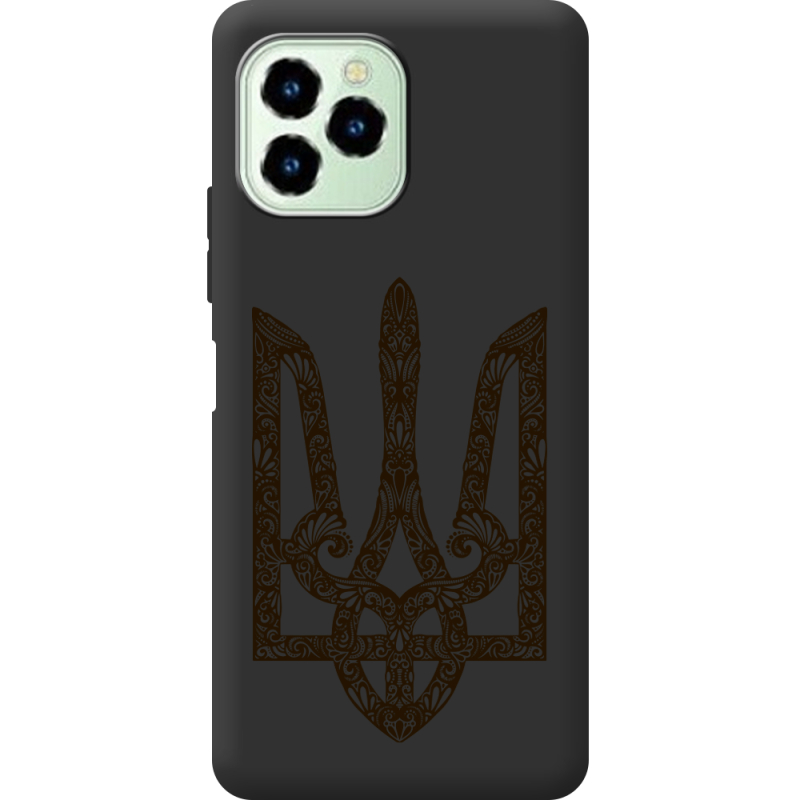 Черный чехол BoxFace Oukitel C21 Pro Ukrainian Trident