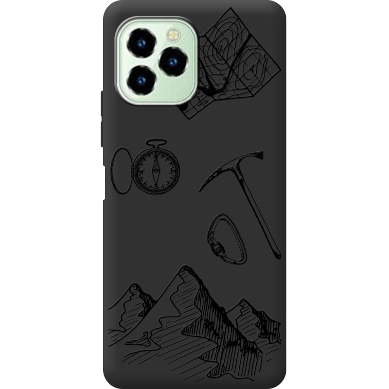 Черный чехол BoxFace Oukitel C21 Pro Mountains