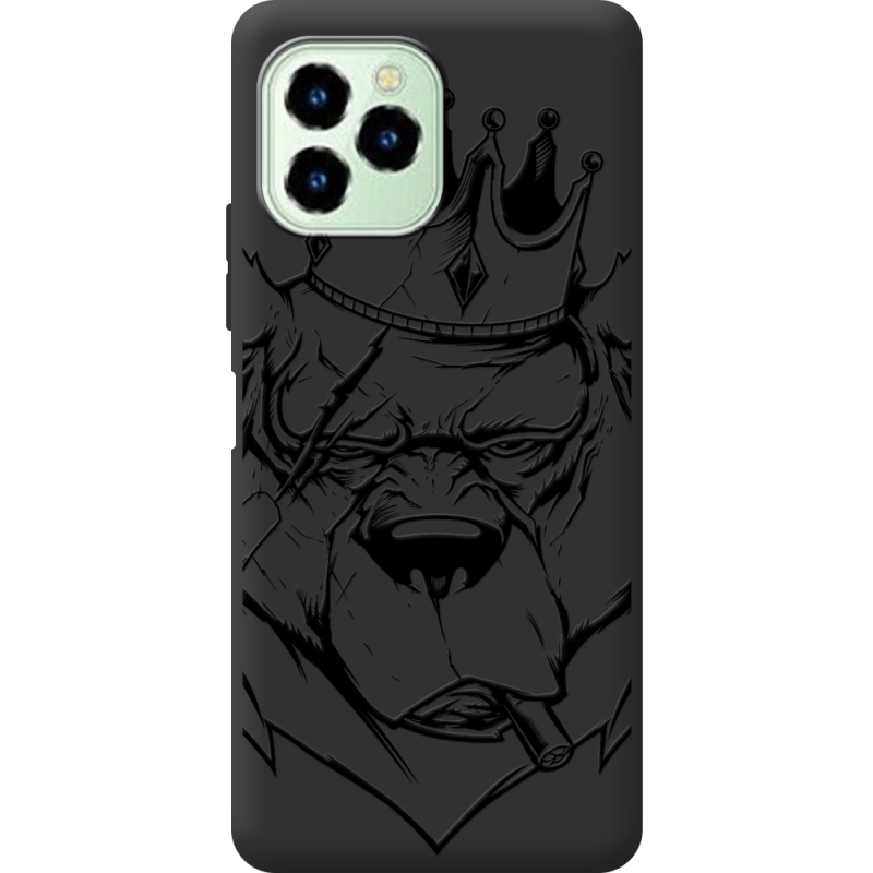 Черный чехол BoxFace Oukitel C21 Pro Bear King