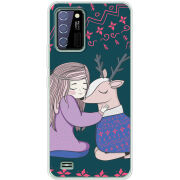 Чехол BoxFace Oukitel C25 Girl and deer