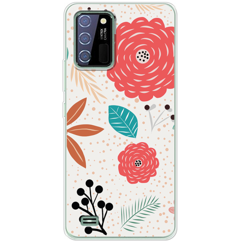 Чехол BoxFace Oukitel C25 Line Flowers