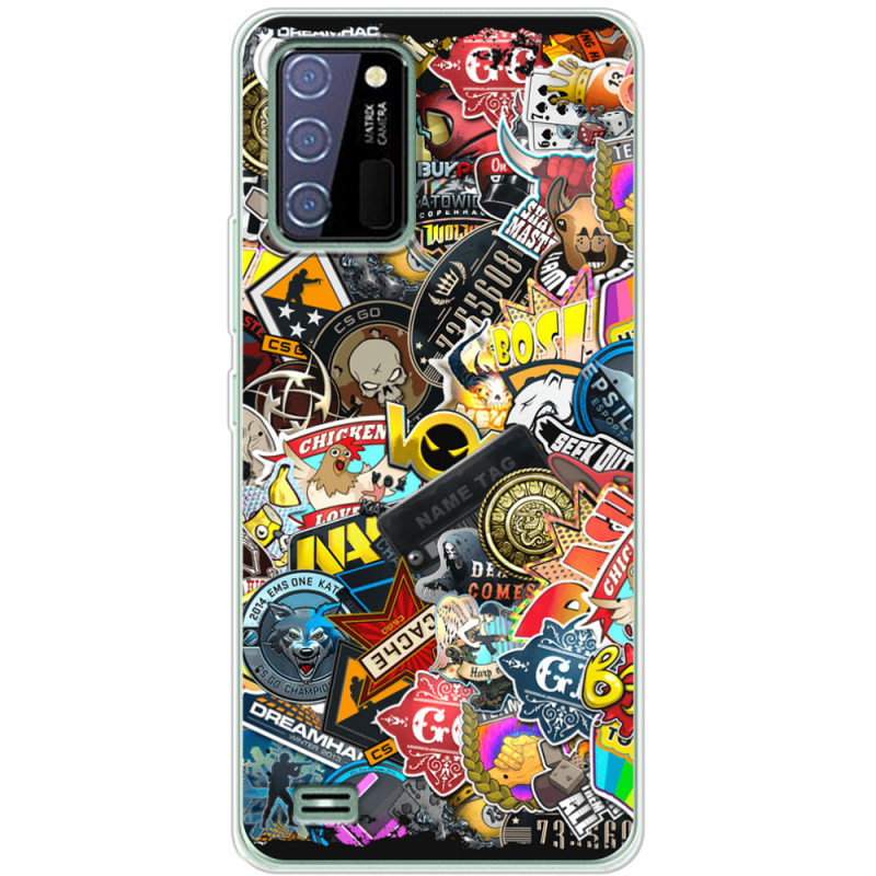 Чехол BoxFace Oukitel C25 CS:Go Stickerbombing