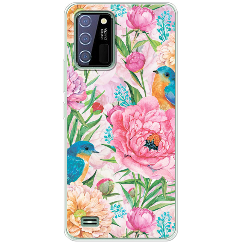 Чехол BoxFace Oukitel C25 Birds in Flowers