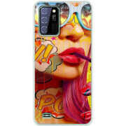 Чехол BoxFace Oukitel C25 Yellow Girl Pop Art