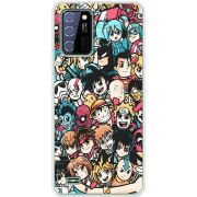 Чехол BoxFace Oukitel C25 Anime Stickers