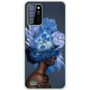 Чехол BoxFace Oukitel C25 Exquisite Blue Flowers