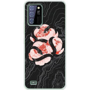 Чехол BoxFace Oukitel C25 Snake Rose