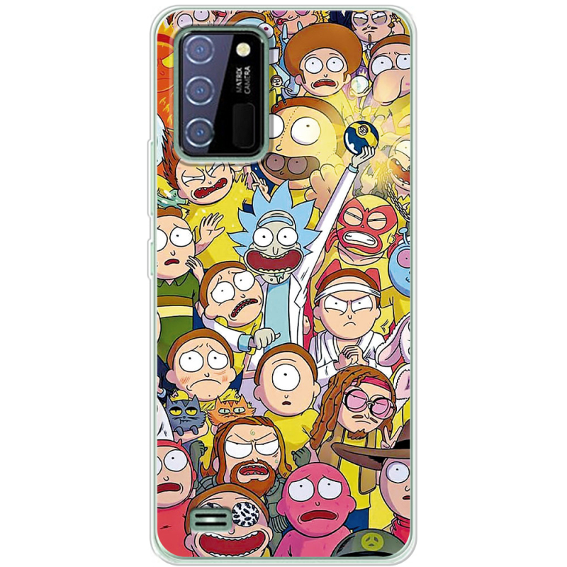 Чехол BoxFace Oukitel C25 Rick and Morty