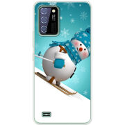 Чехол BoxFace Oukitel C25 Skier Snowman