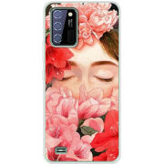 Чехол BoxFace Oukitel C25 Girl in Flowers