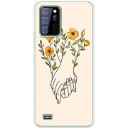 Чехол BoxFace Oukitel C25 Flower Hands