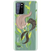 Прозрачный чехол BoxFace Oukitel C25 Cute Mermaid