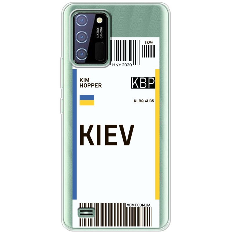 Прозрачный чехол BoxFace Oukitel C25 Ticket Kiev