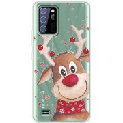 Прозрачный чехол BoxFace Oukitel C25 Winter Deer