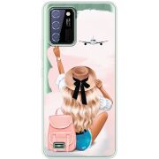 Прозрачный чехол BoxFace Oukitel C25 Travel Girl