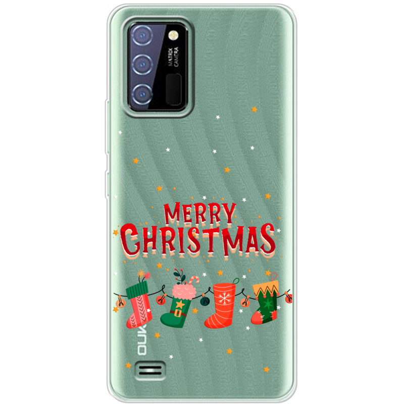 Прозрачный чехол BoxFace Oukitel C25 Merry Christmas