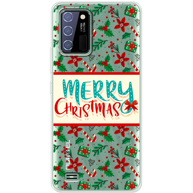 Прозрачный чехол BoxFace Oukitel C25 Vintage Christmas Pattern