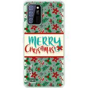 Прозрачный чехол BoxFace Oukitel C25 Vintage Christmas Pattern