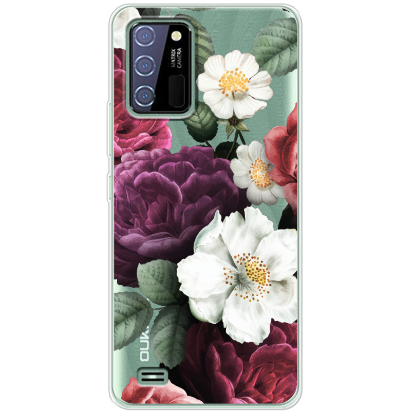 Прозрачный чехол BoxFace Oukitel C25 Floral Dark Dreams