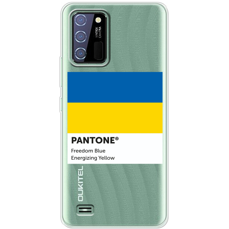 Прозрачный чехол BoxFace Oukitel C25 Pantone вільний синій