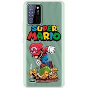 Прозрачный чехол BoxFace Oukitel C25 Super Mario