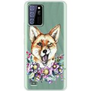 Прозрачный чехол BoxFace Oukitel C25 Winking Fox