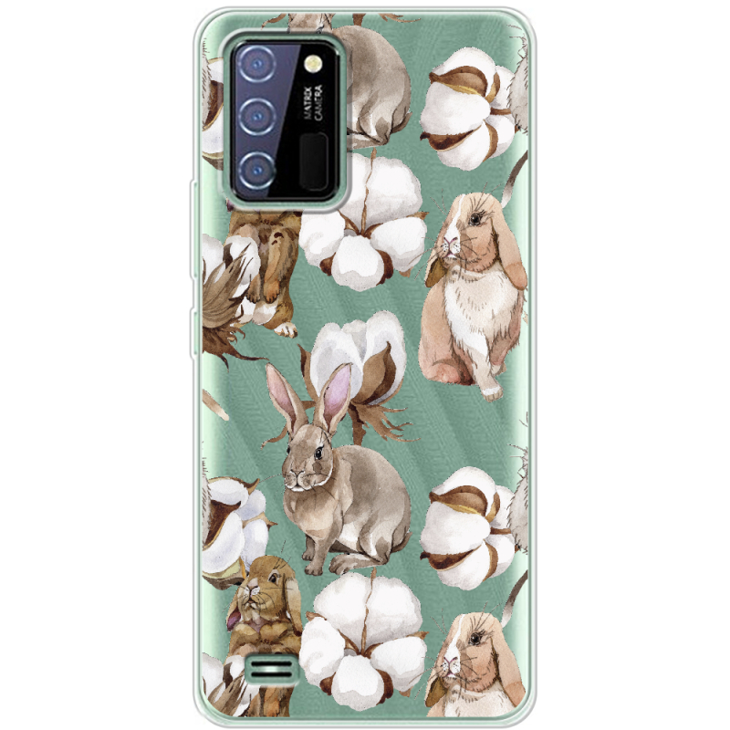 Прозрачный чехол BoxFace Oukitel C25 Cotton and Rabbits