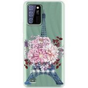 Чехол со стразами Oukitel C25 Eiffel Tower