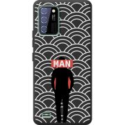 Черный чехол BoxFace Oukitel C25 Man Pattern