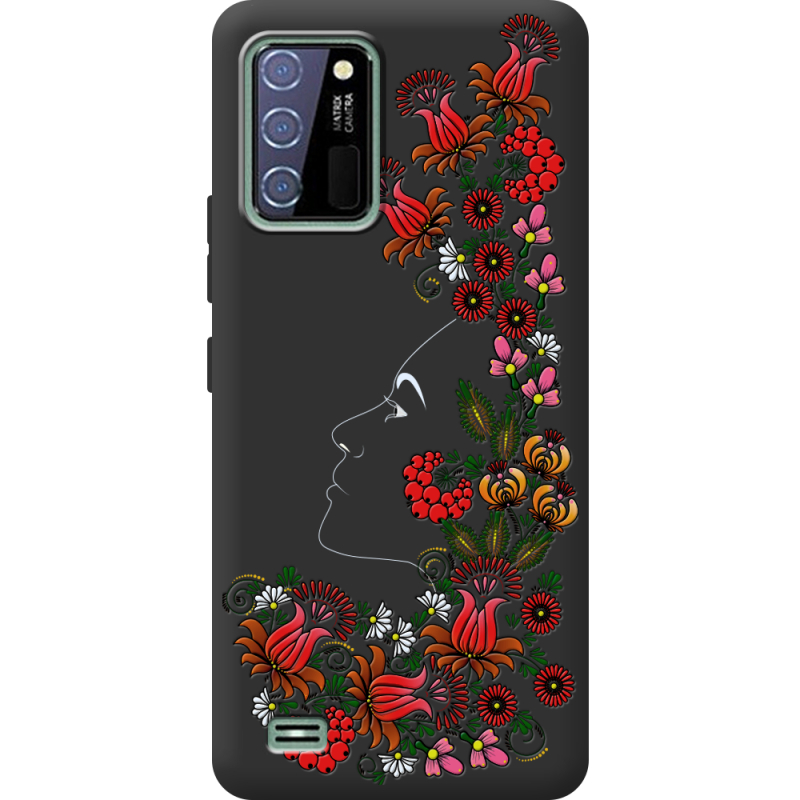 Черный чехол BoxFace Oukitel C25 3D Ukrainian Muse