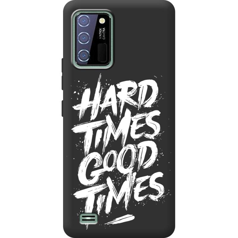 Черный чехол BoxFace Oukitel C25 Hard Times Good Times