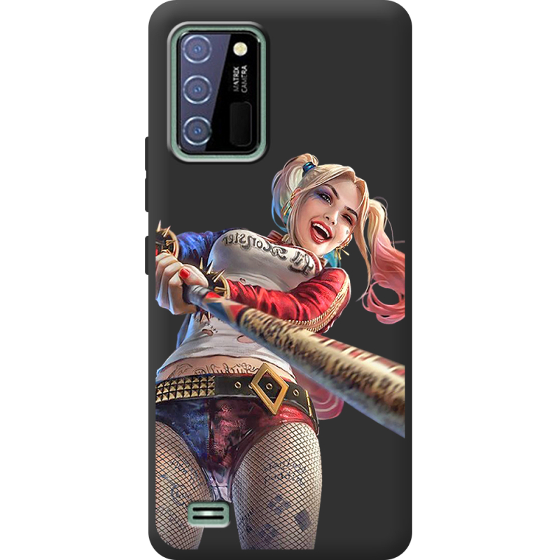 Черный чехол BoxFace Oukitel C25 Happy Harley Quinn