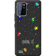 Черный чехол BoxFace Oukitel C25 Among Us Invisible